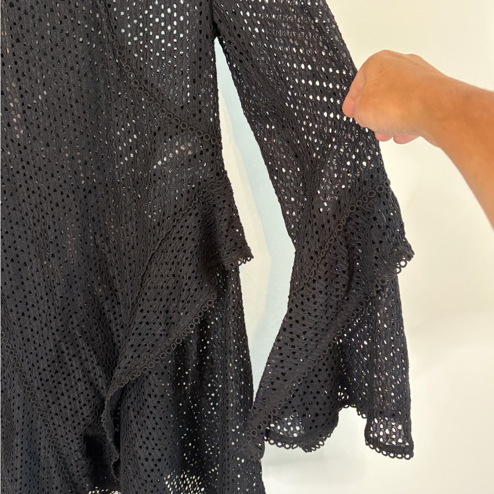 LAST CALL! 🔥💖 C/MEO Collective Black Eyelet Dress - Picture 6 of 13